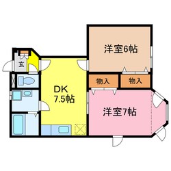 カーサヒラソールの物件間取画像